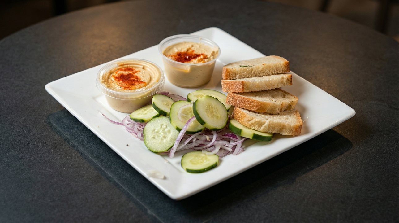 Hummus Bruschetta