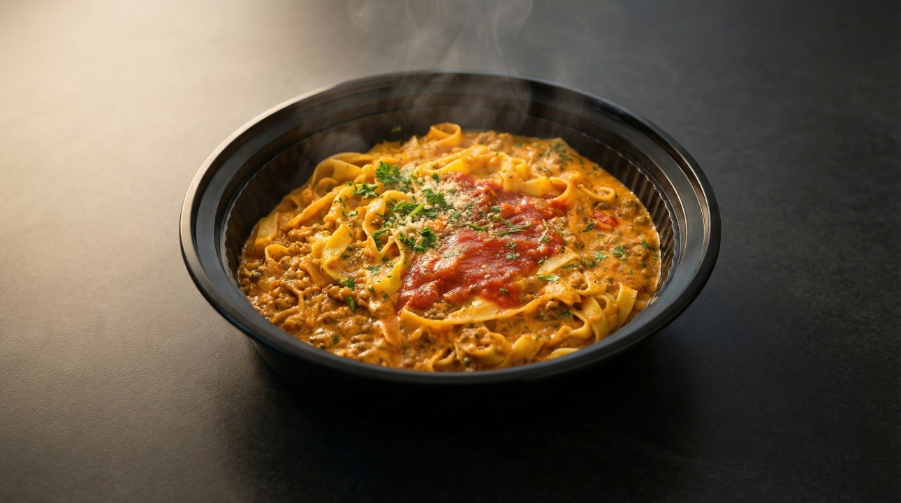 Lunch Fettuccine Bolognese