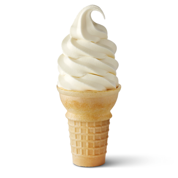 Vanilla Soft Serve Cone