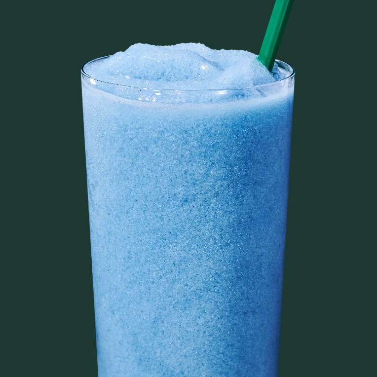 Blended Blue Coconut Lemonade Energy Refresher