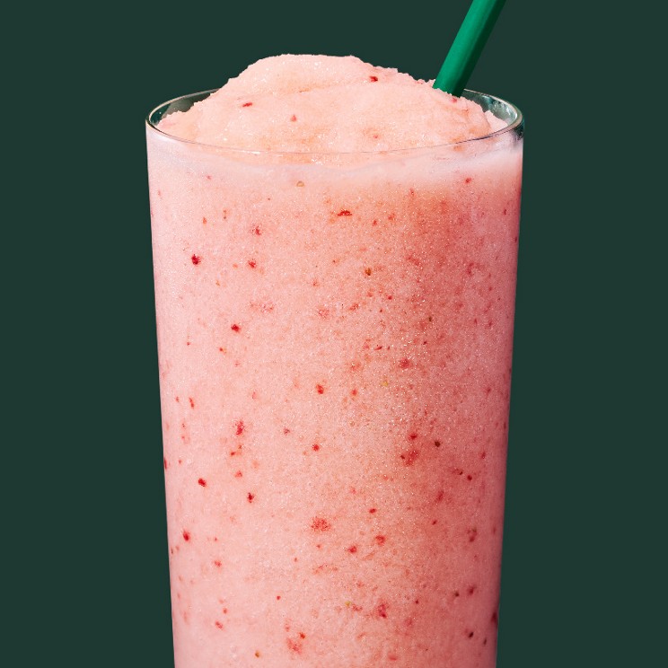 Blended Mango Strawberry Lemonade Energy Refresher