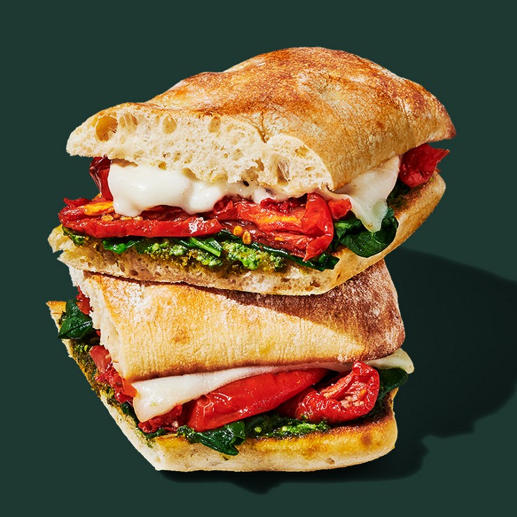 Tomato & Mozzarella on Focaccia