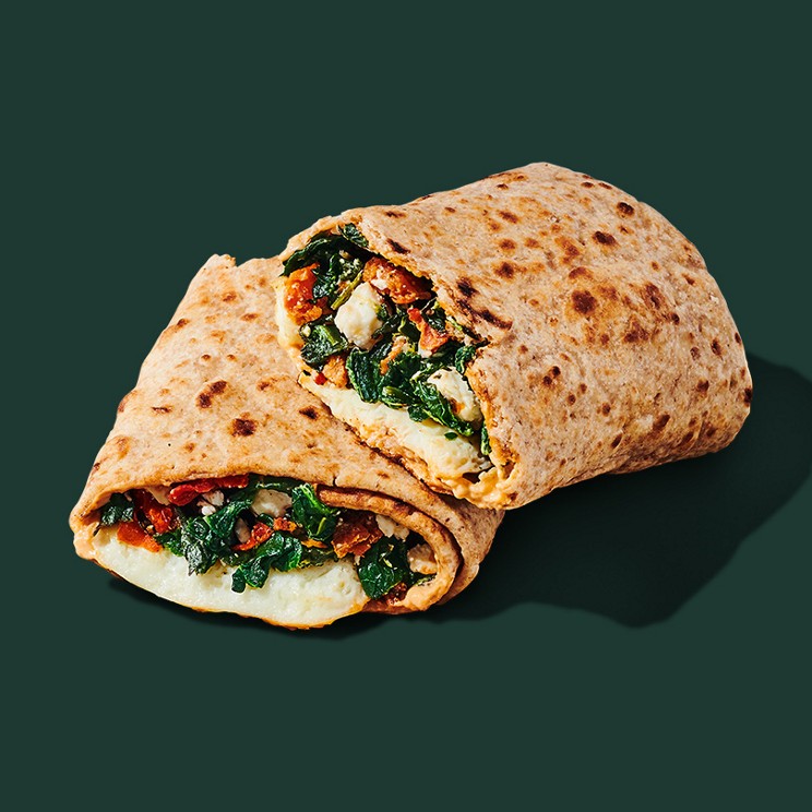 Spinach, Feta & Egg White Wrap