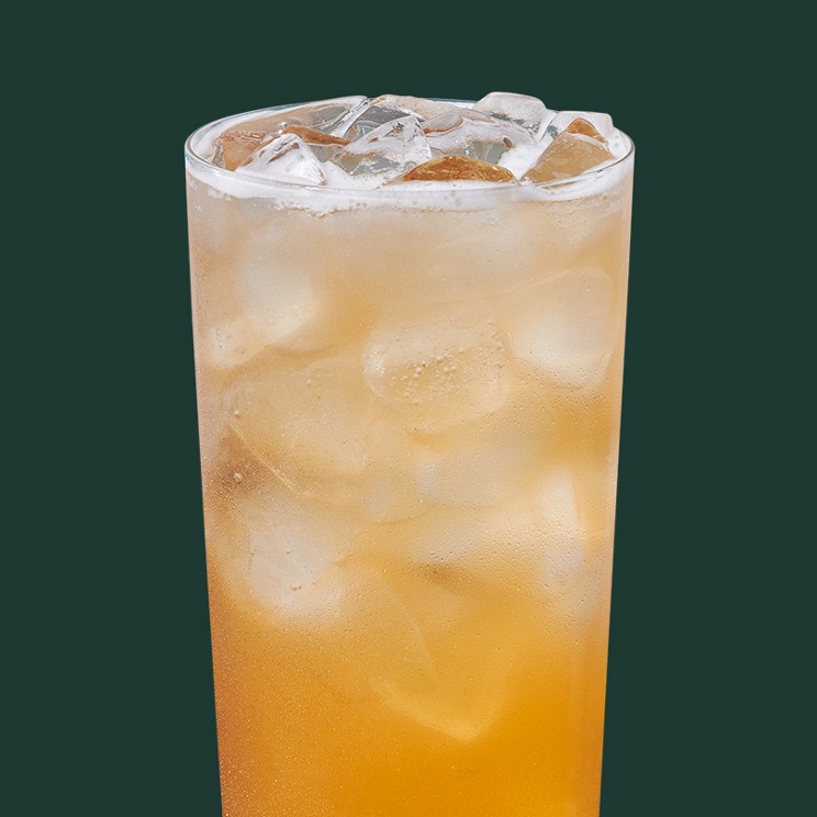 Iced Peach Green Tea Lemonade