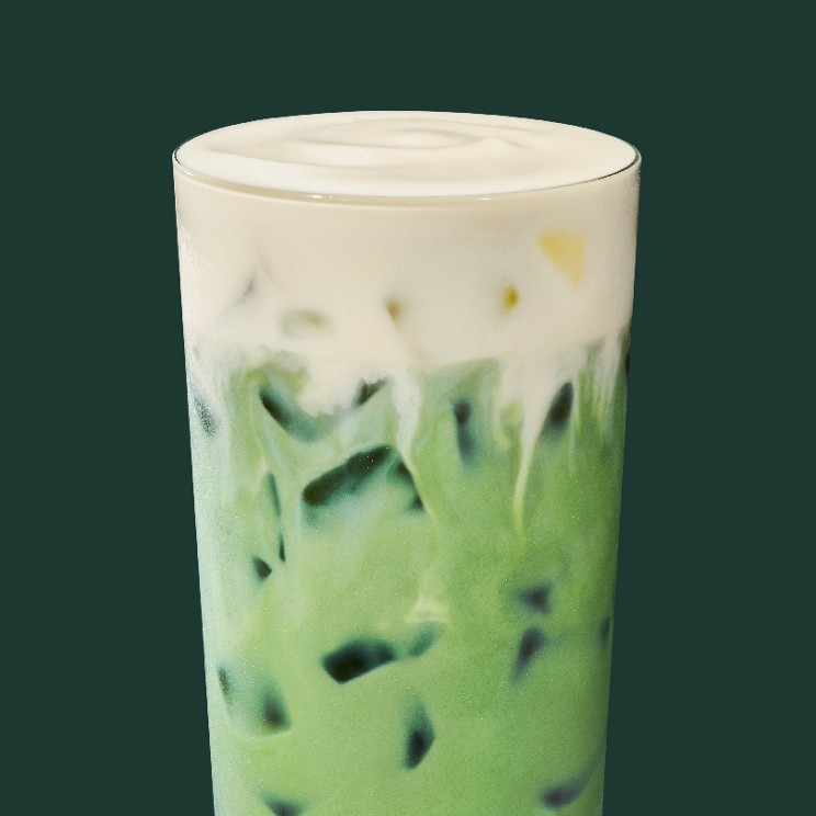 Iced Mango Cream Matcha
