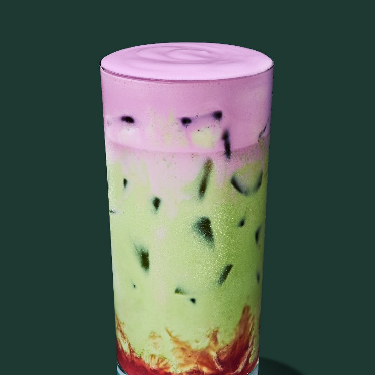 Iced Double Berry Matcha