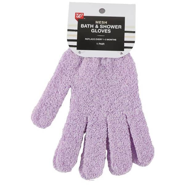 Walgreens Beauty Mesh Bath & Shower Gloves