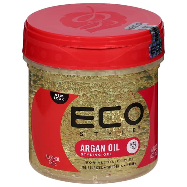 Eco Style Styling Hair Gel Alcohol Free Argan Oil