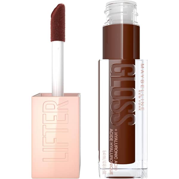 Maybelline Honeyd Lip Gloss with Hyaluronic Acid, Toast