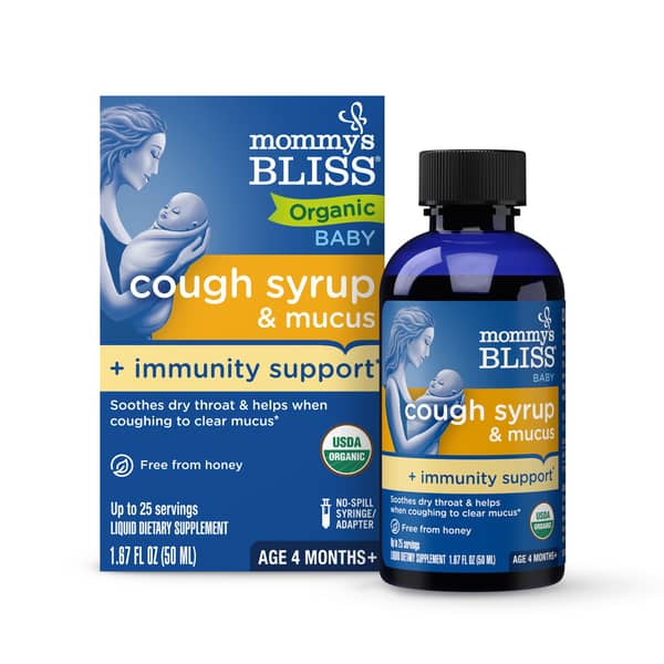 Mommy's Bliss Organic Baby Cough Syrup and Mucus + Immunity Support