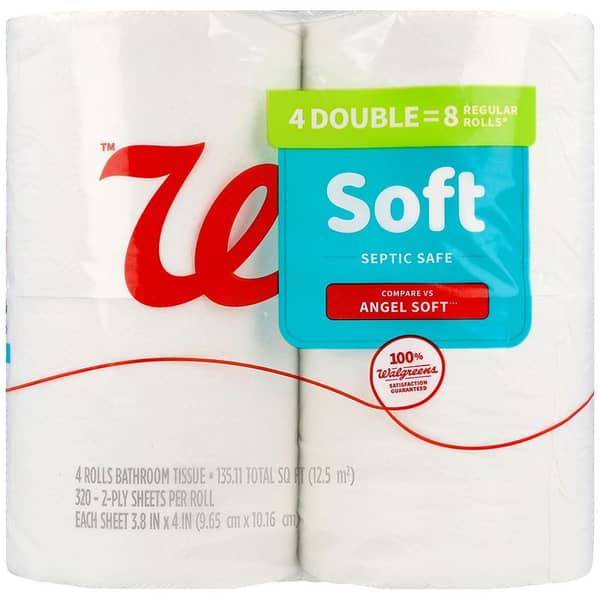 Walgreens Soft Bathroom Tissue Rolls