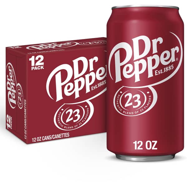Dr Pepper Soda Cans