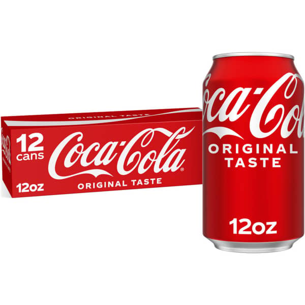 Coke Original Cola Soda Cans