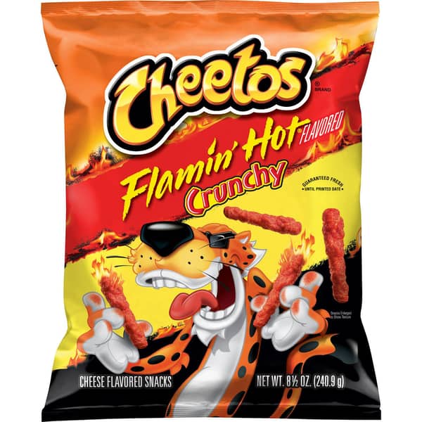 Cheetos Crunchy Flamin Hot Cheese Flavored Snacks