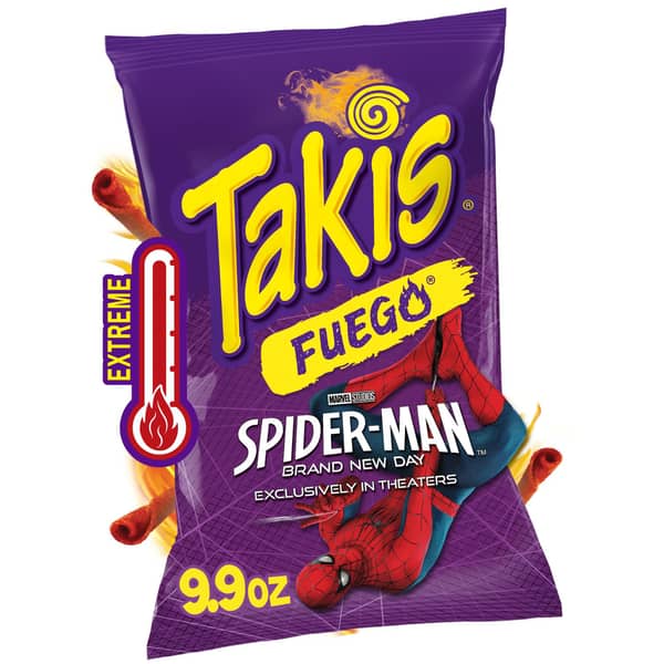 Takis Fuego Hot Chili Pepper & Lime Flavored Extreme Rolled Tortilla Chips Sharing Size