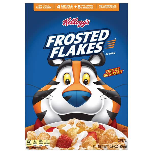 Frosted Flakes Original Breakfast Cereal Box