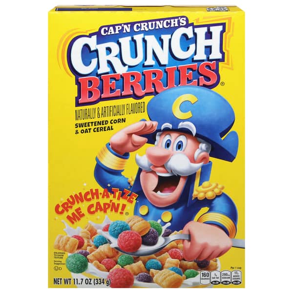 Cap'n Crunch Berries Sweetened Corn & Oat Breakfast Cereal