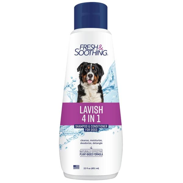 Fresh & Soothing Plant-Based Lavish 4 in 1 Dog Shampoo & Conditioner