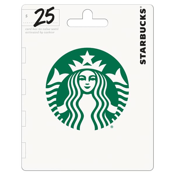 Starbucks $25 Gift Card