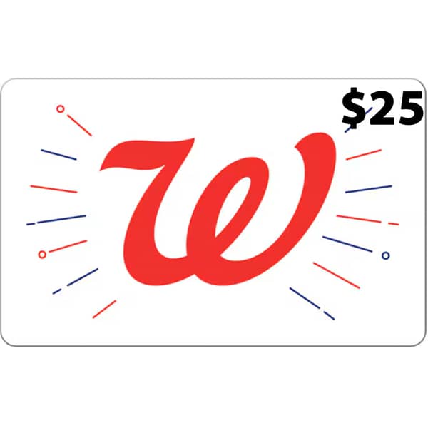 Walgreens $25 Gift Card