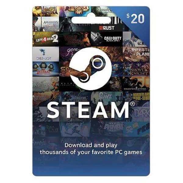 Steam $20 Gift Card