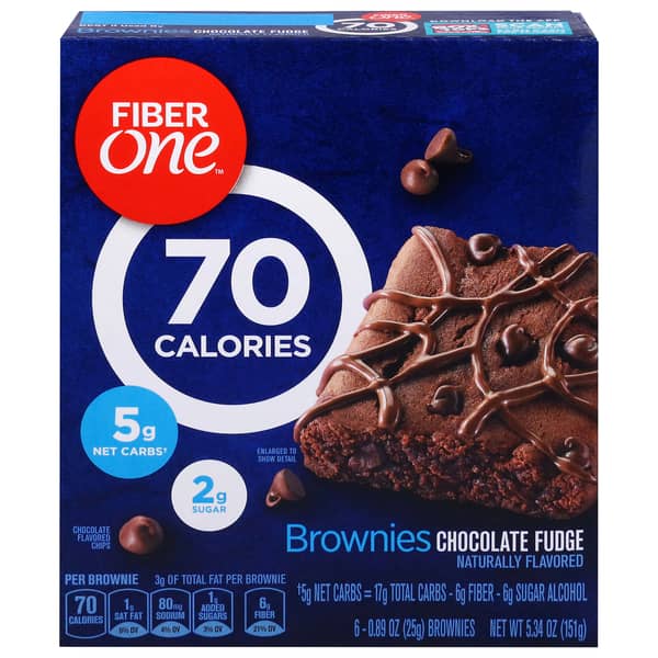 Fiber One Soft Baked Chocolate Fudge Brownies