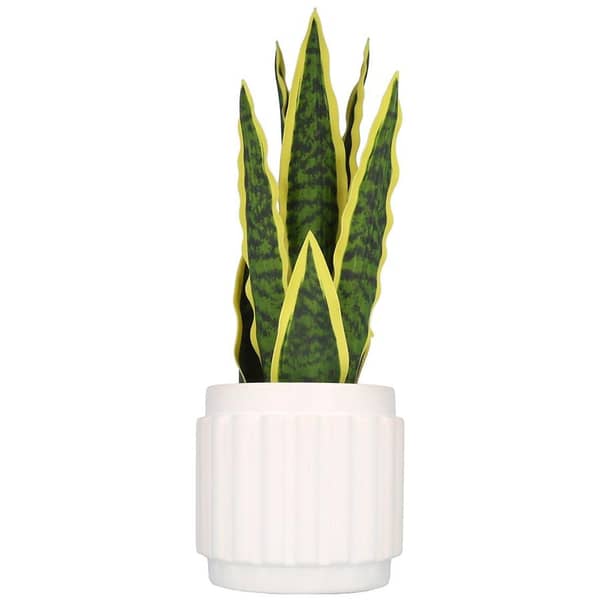 Festive Voice Faux Snake Plant
