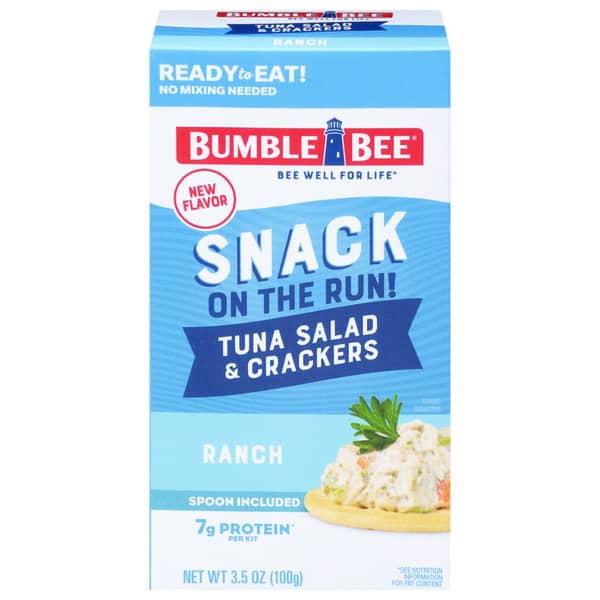 Bumble Bee Snack On The Run Ranch Tuna Salad with Crackers