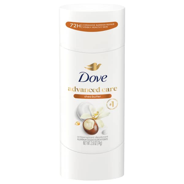 Dove Advanced Care Shea Butter Antiperspirant Deodorant Stick
