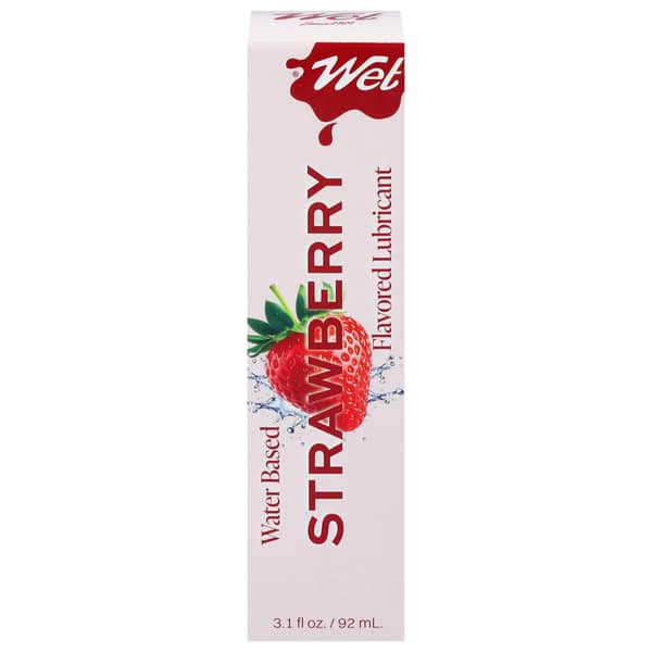 Wet Sugar-Free Strawberry Water Based Lubricant