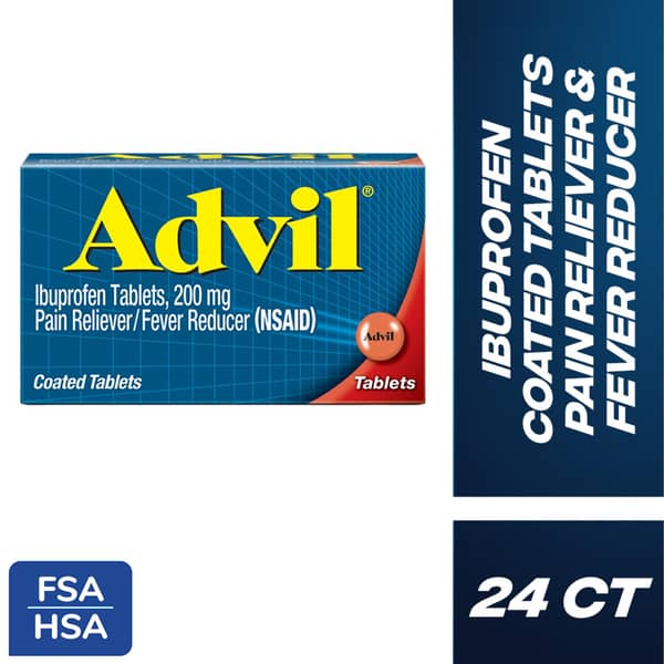 Advil Pain Reliever and Fever Reducer Tablets