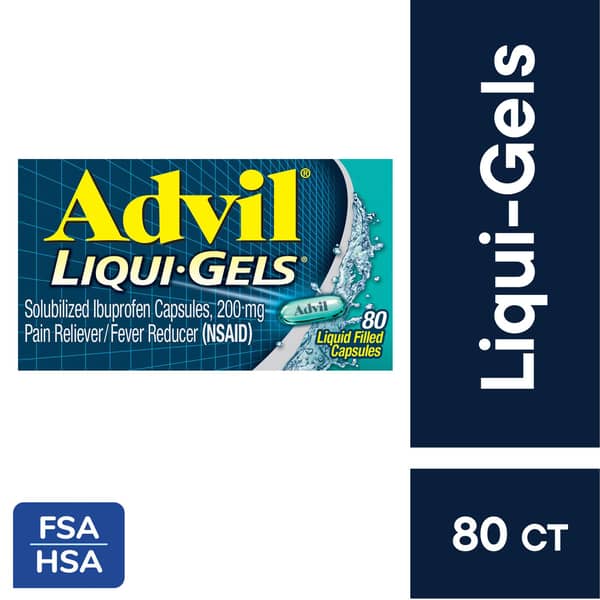 Advil Liqui-Gels 200mg (80 Capsules)