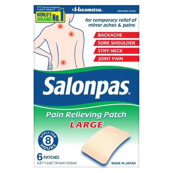 Salonpas Pain Relieving Patches (60 Patches)