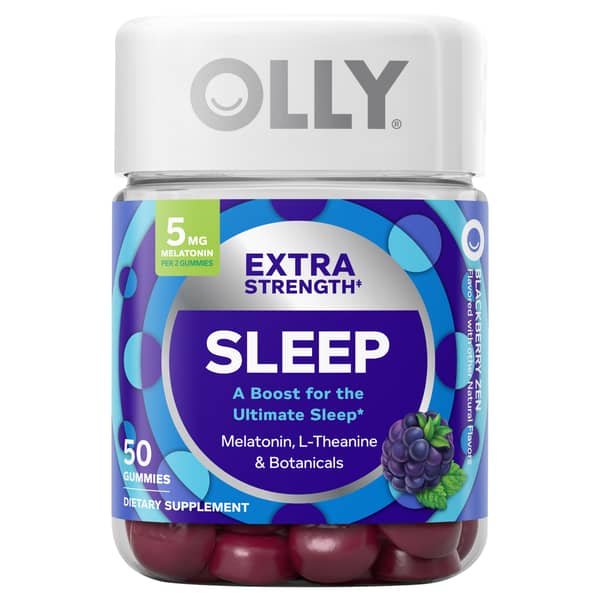 Olly Extra Strength Blackberry Zen Flavor Sleep Gummies