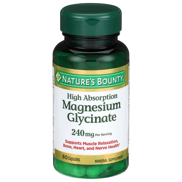 Nature's Bounty Magnesium Glycinate Capsules