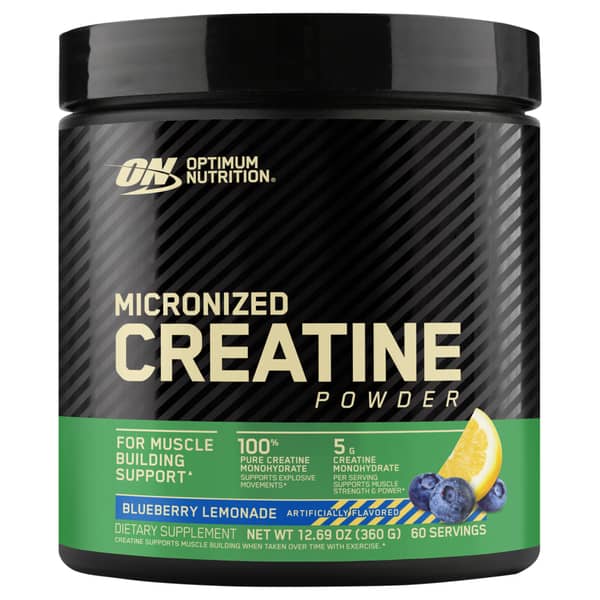 Optimum Nutrition Micronized Blueberry Lemonade Creatine Powder