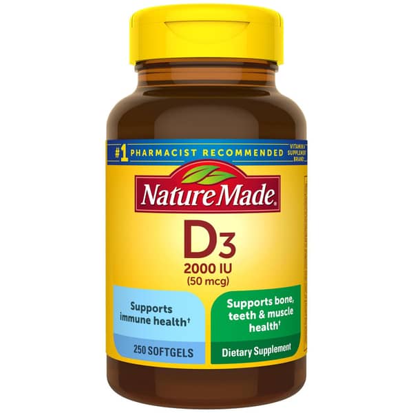 Nature Made Vitamin D3 2000 IU (220 Softgels)