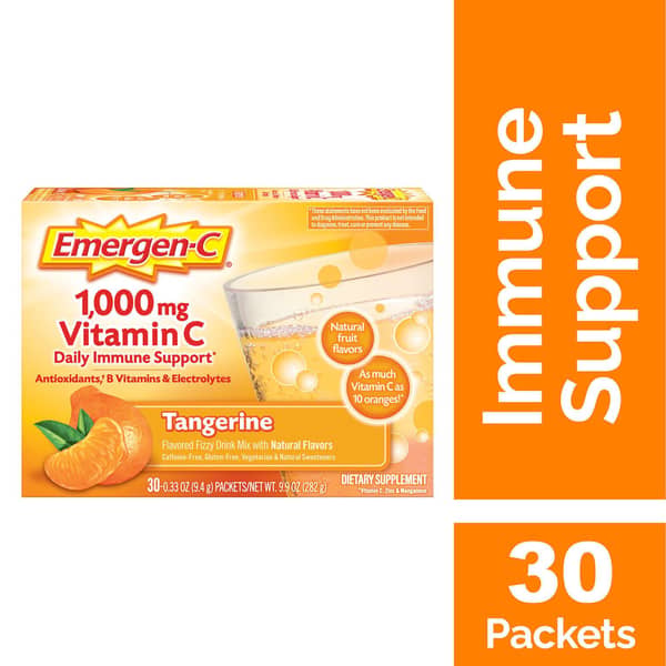 Emergen-C 1000mg Vitamin C Drink Mix (30 Packets)