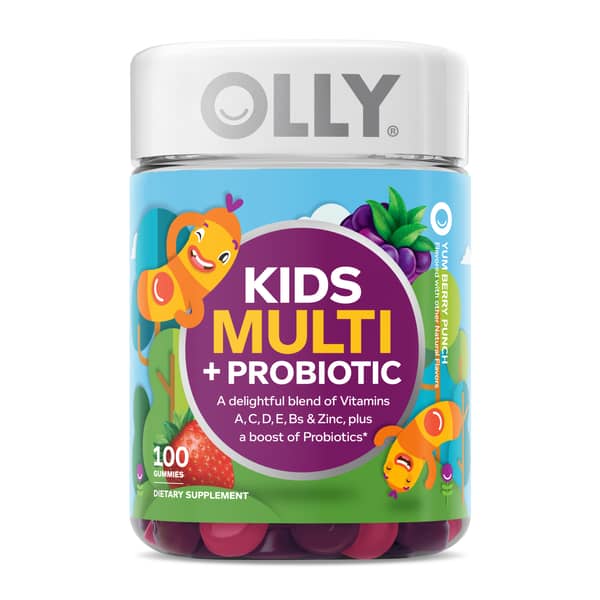 Olly Kids Multi Plus Probiotic Yum Berry Punch Gummies