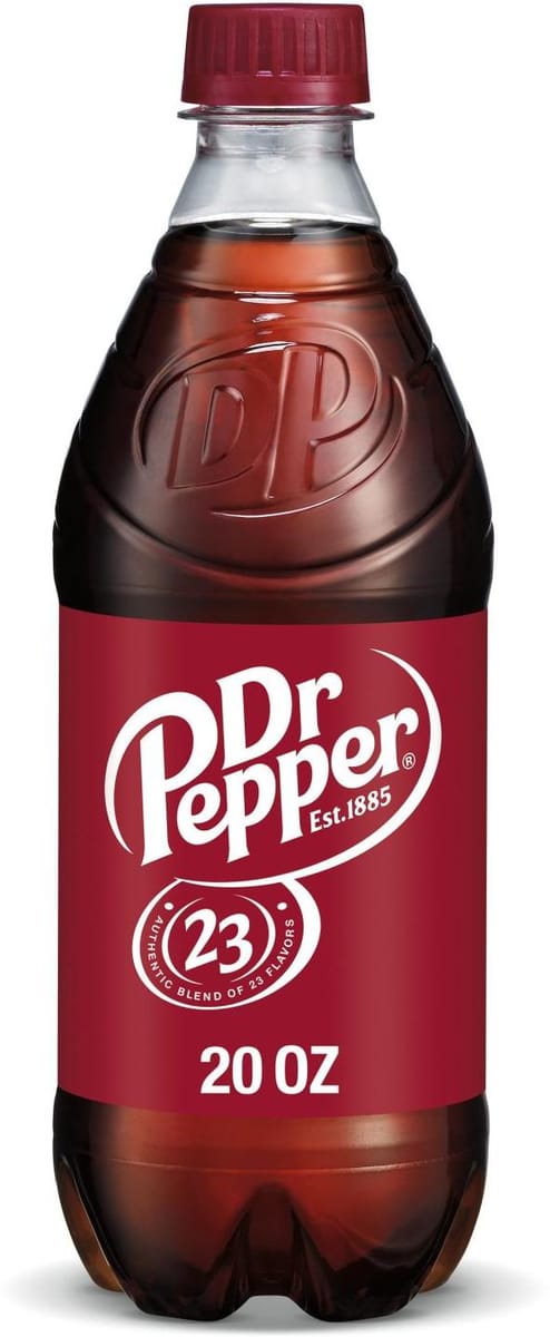 Dr Pepper Soda PET Bottle