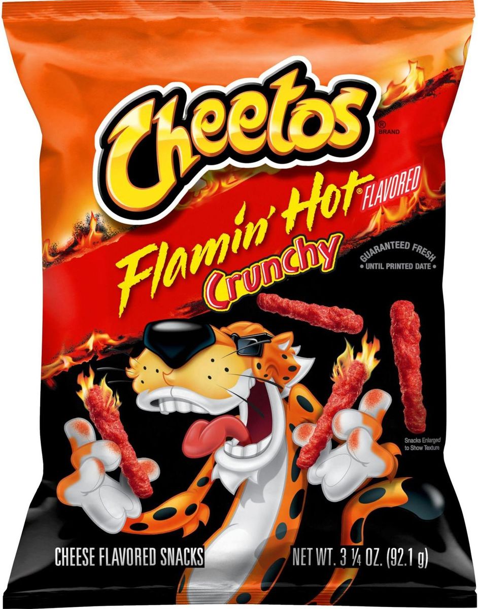 Cheetos Flamin Hot Crunchy Cheese Flavored Snacks