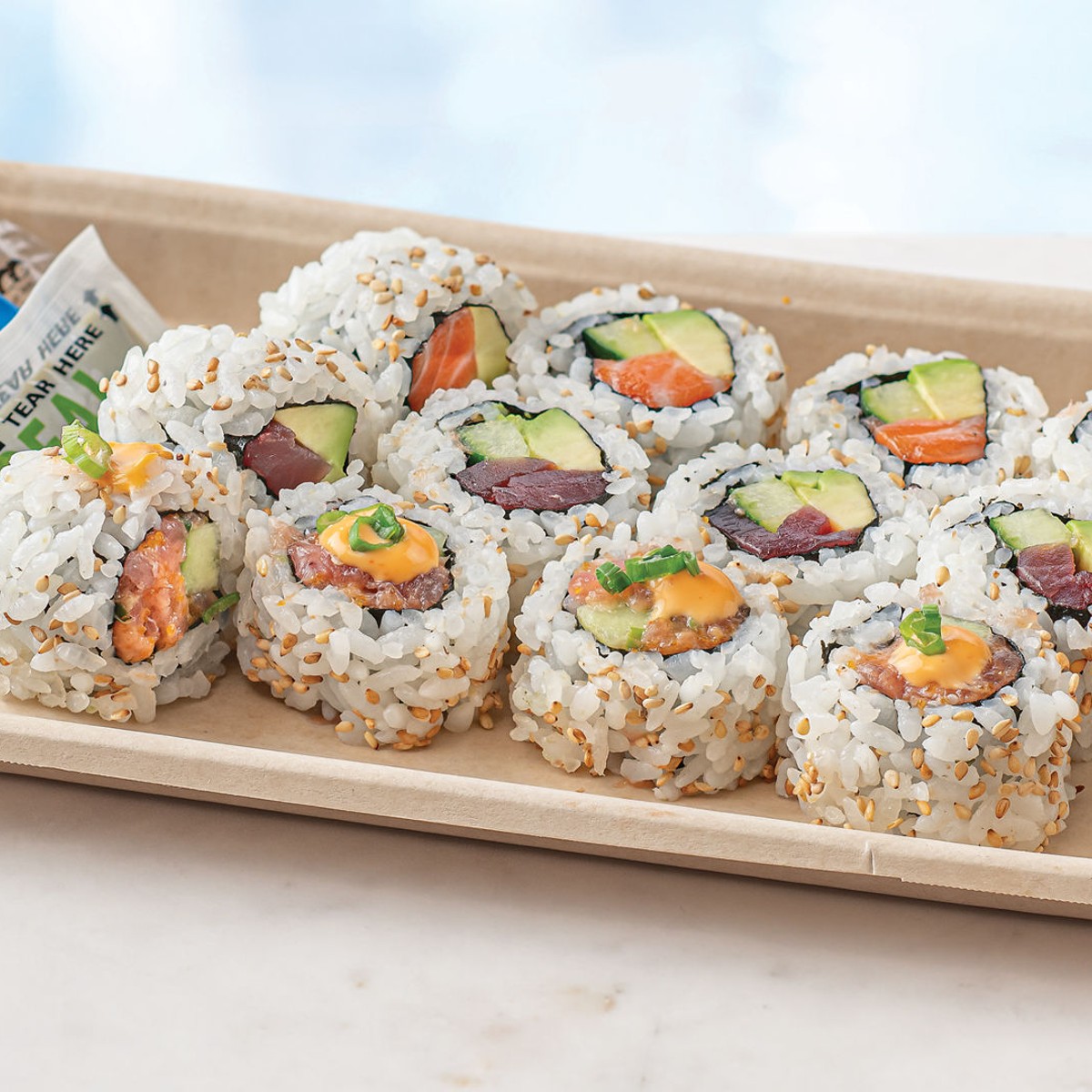 Raw Sushi Trio - 12 Piece