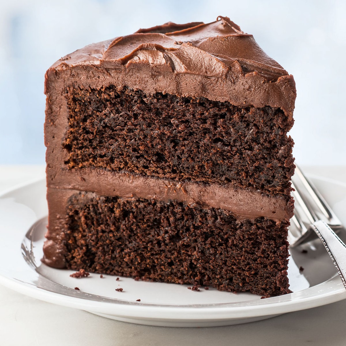 Ultimate Chocolate Cake Slice