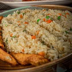 White Rice + White Beans + Stew